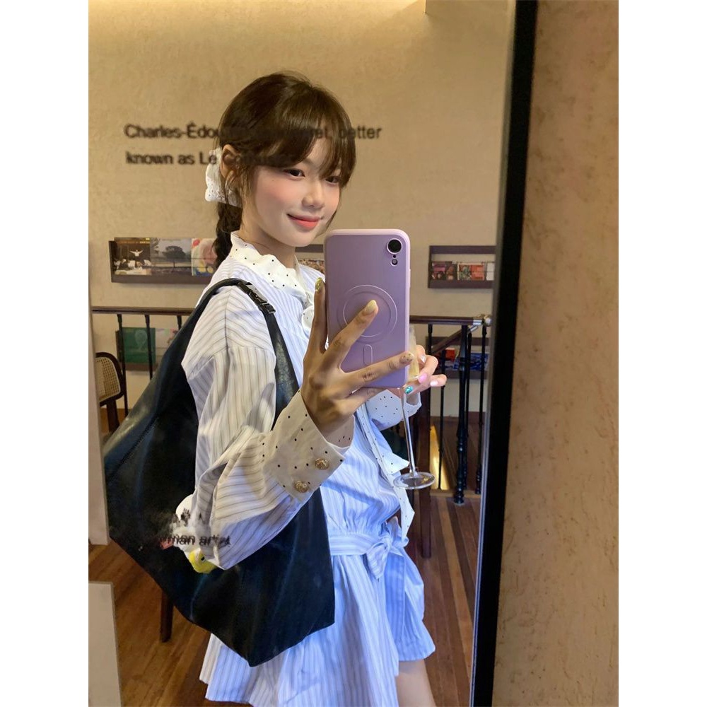 Koreanisches Süßes Schulstil-K – Korean Style A Line Shirt Dress Bewertung und Preis