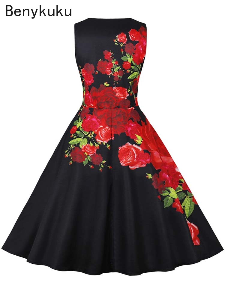 1950er Jahre Vintage Sommerkle – French Vintage Floral Midi Dress Bewertung und Preis