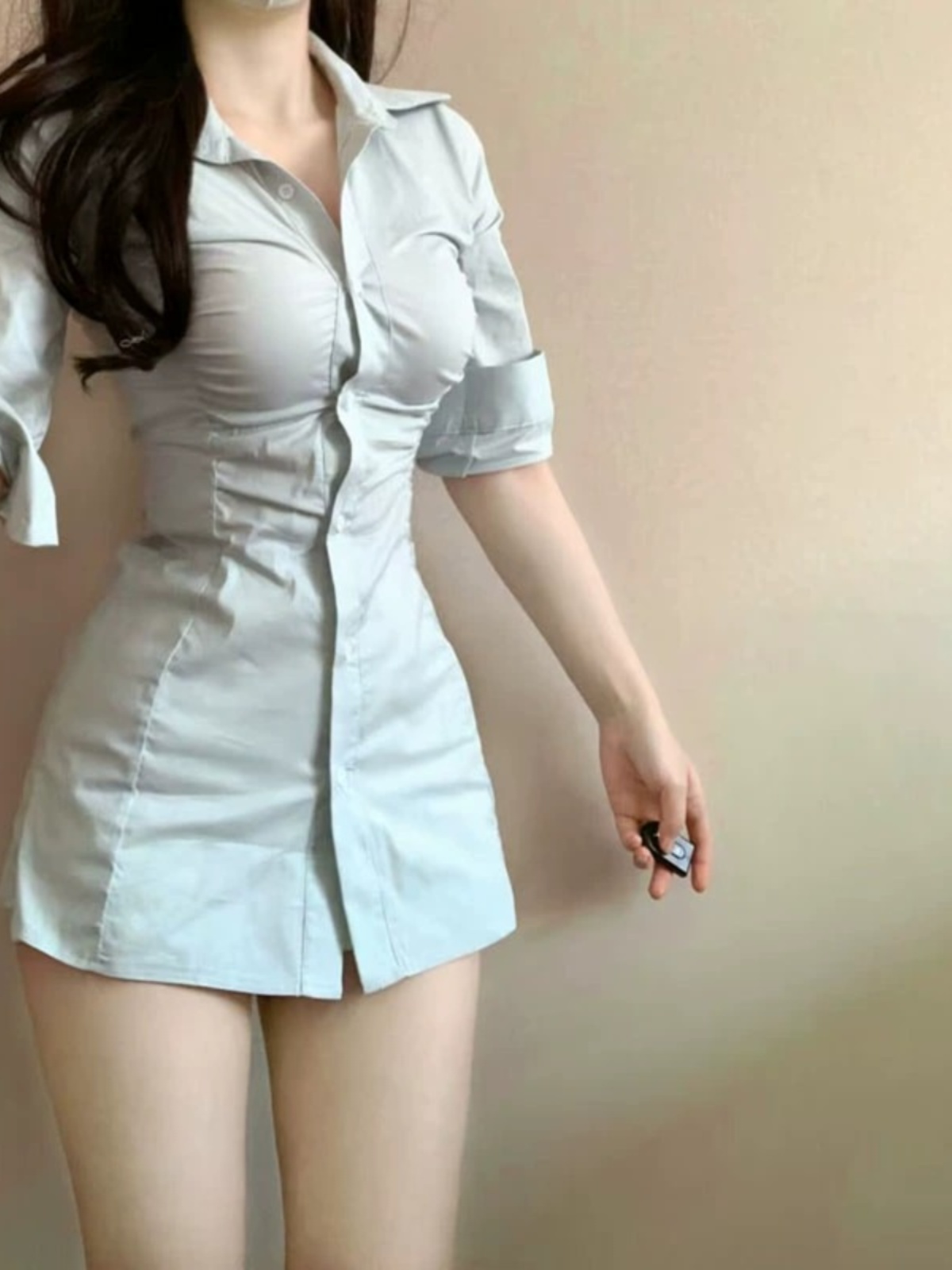 Sexy Plissiertes Tailliertes H – Korean Style A Line Shirt Dress Bewertung und Preis