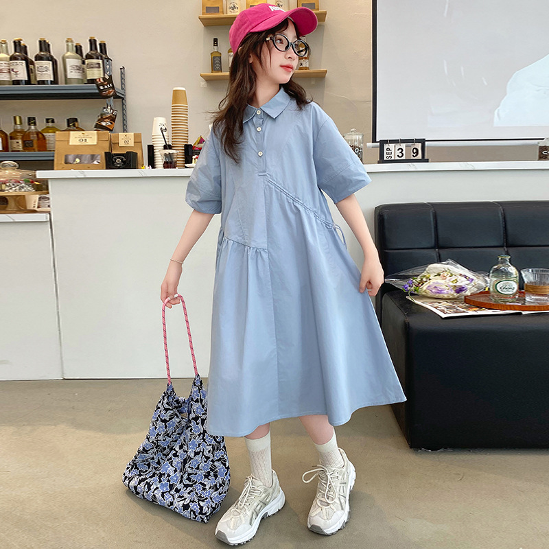 Koreanische Kinder Kleidung Mä – Korean Style A Line Shirt Dress Bewertung und Preis